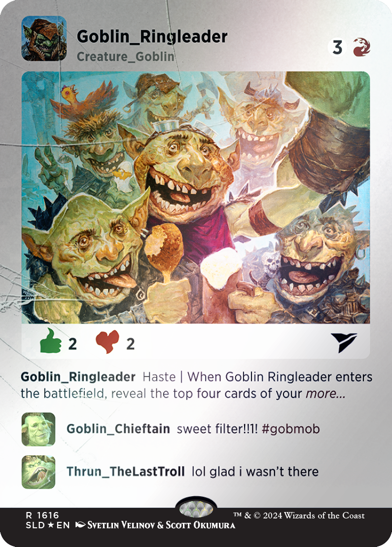 Goblin Ringleader (Rainbow Foil) [Secret Lair Drop Series] | Pegasus Games WI