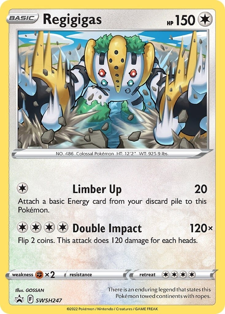 Regigigas (SWSH247) [Sword & Shield: Black Star Promos] | Pegasus Games WI