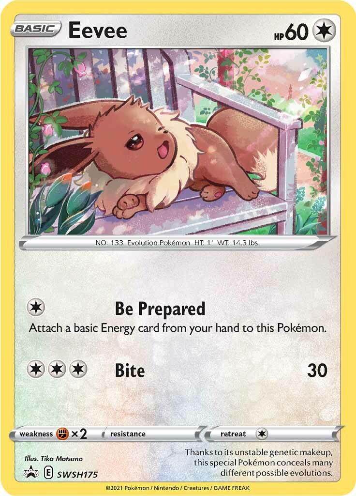 Eevee (SWSH175) [Sword & Shield: Black Star Promos] | Pegasus Games WI