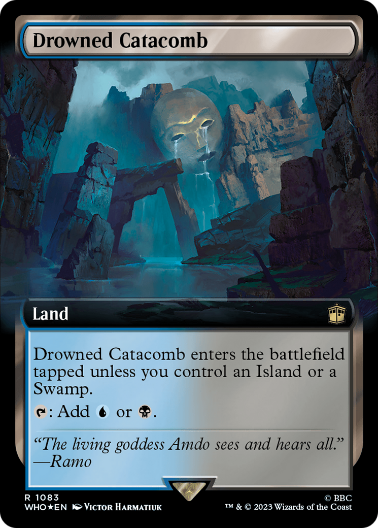 Drowned Catacomb (Extended Art) (Surge Foil) [Doctor Who] | Pegasus Games WI