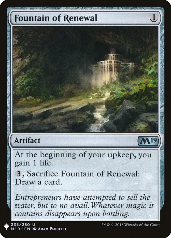 Fountain of Renewal [Mystery Booster] | Pegasus Games WI