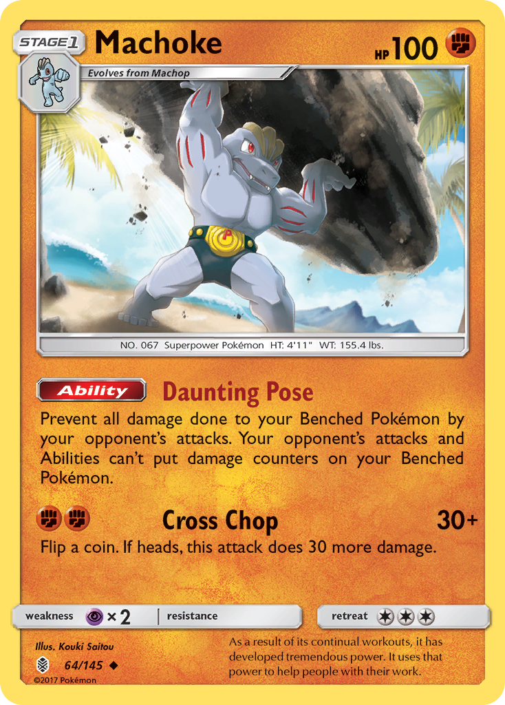Machoke (64/145) [Sun & Moon: Guardians Rising] | Pegasus Games WI