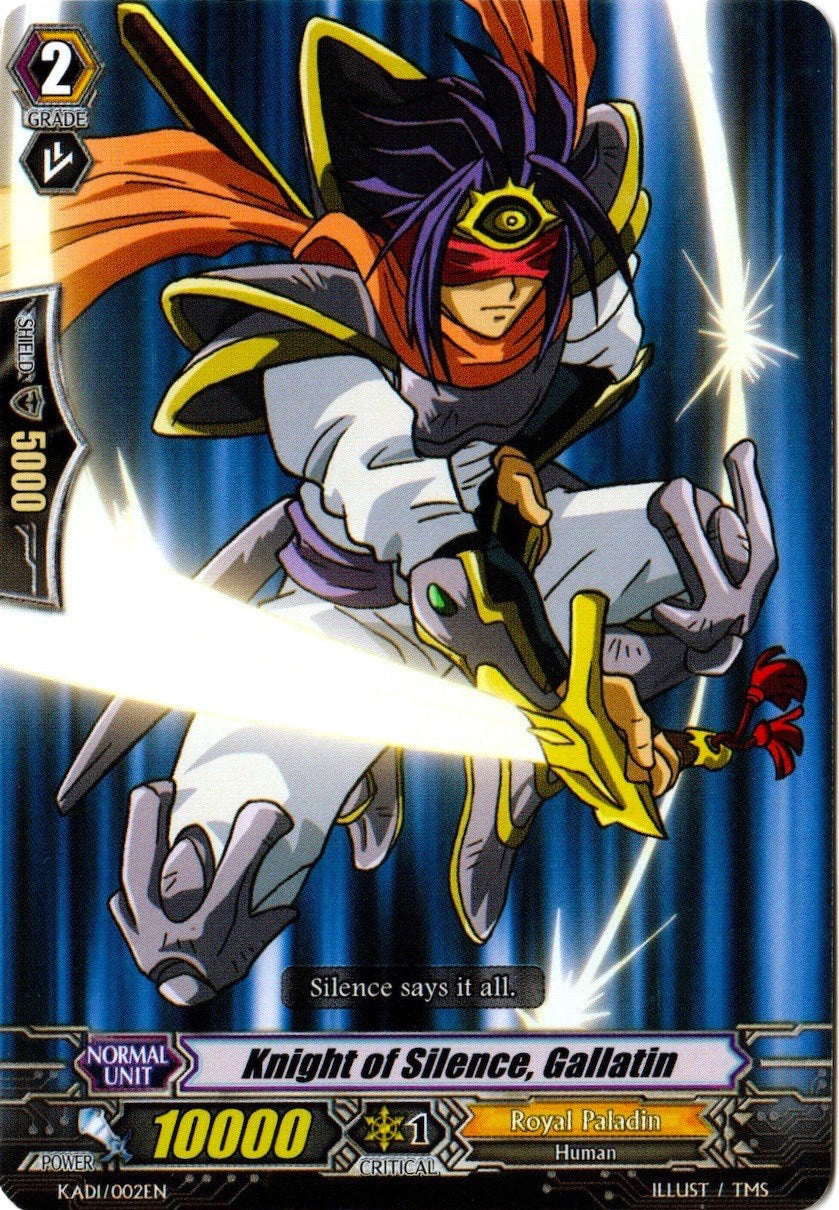Knight of Silence, Gallatin (KAD1/002EN) [Kero Kero Ace Pack] | Pegasus Games WI