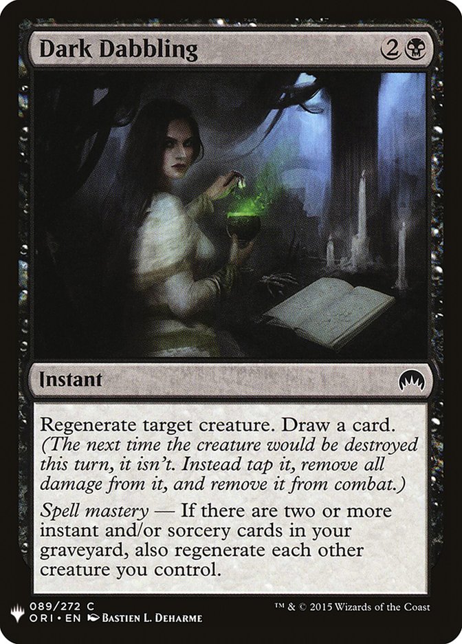 Dark Dabbling [Mystery Booster] | Pegasus Games WI