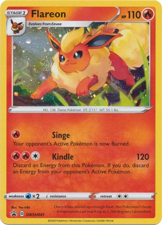 Flareon (SWSH041) [Sword & Shield: Black Star Promos] | Pegasus Games WI