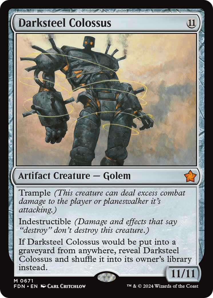 Darksteel Colossus [Foundations] | Pegasus Games WI