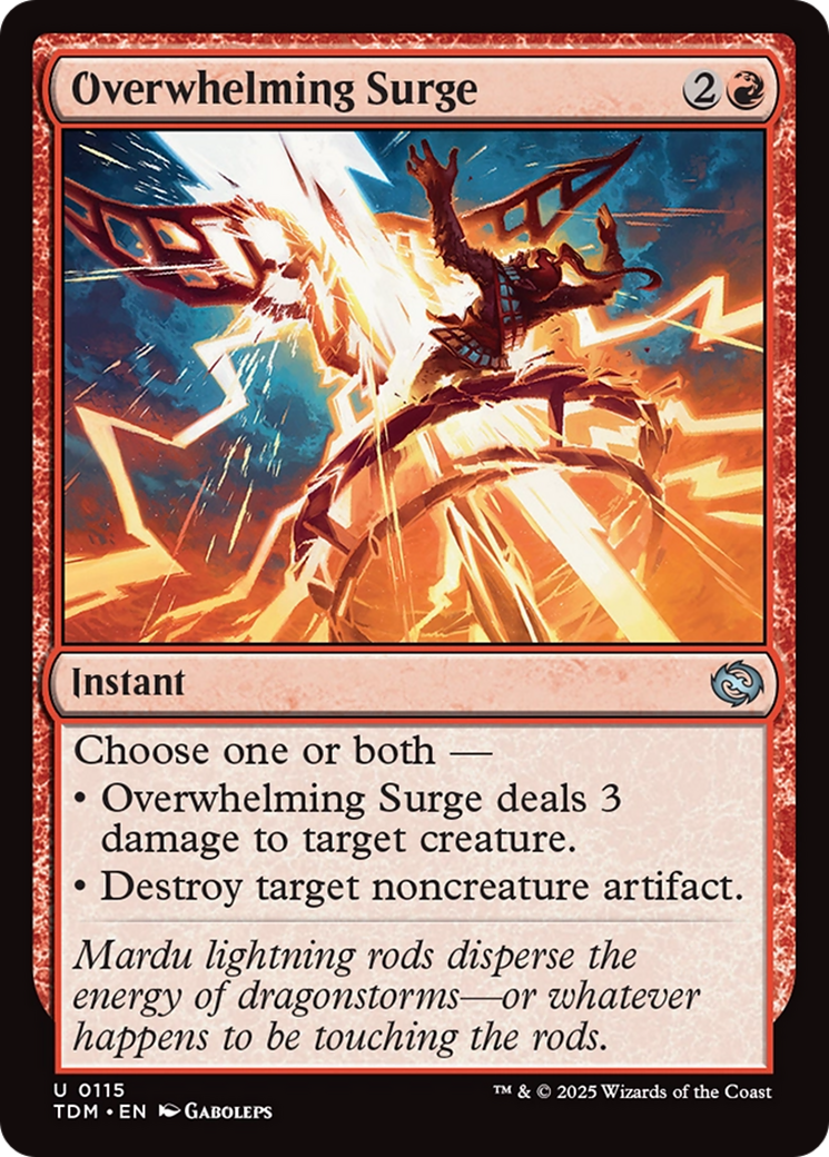 Overwhelming Surge [Tarkir: Dragonstorm] | Pegasus Games WI