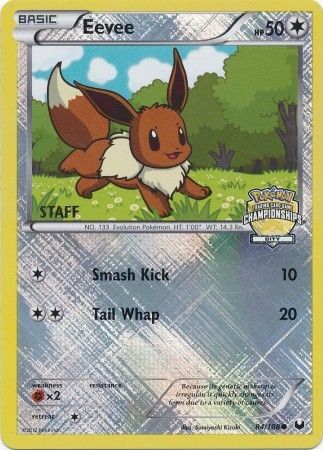 Eevee (84/108) (City Championship Staff) [League & Championship Cards] | Pegasus Games WI