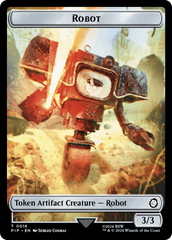 Robot // Food (0014) Double-Sided Token [Fallout Tokens] | Pegasus Games WI