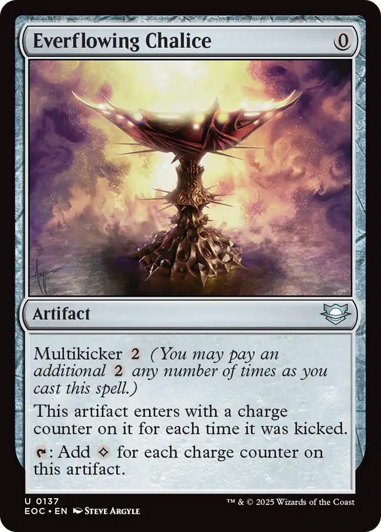 Everflowing Chalice [Edge of Eternities Commander] | Pegasus Games WI
