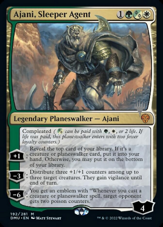 Ajani, Sleeper Agent (Promo Pack) [Dominaria United Promos] | Pegasus Games WI