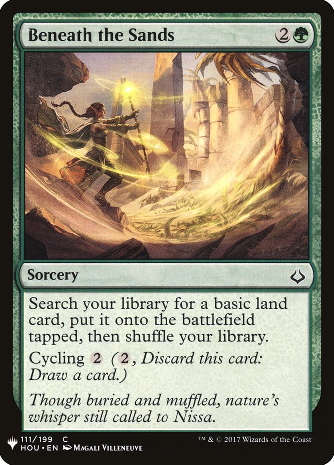 Beneath the Sands [Mystery Booster] | Pegasus Games WI
