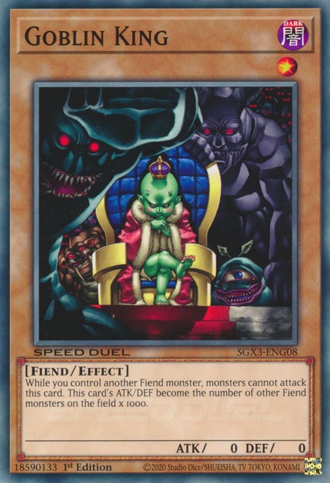 Goblin King [SGX3-ENG08] Common | Pegasus Games WI
