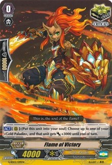 Flame of Victory (G-SD02/019EN) [G-Start Deck 2: Knight of the Sun] | Pegasus Games WI