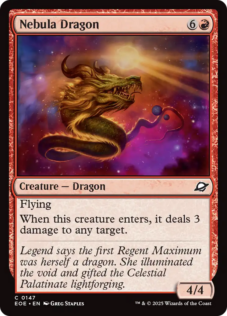 Nebula Dragon [Edge of Eternities] | Pegasus Games WI