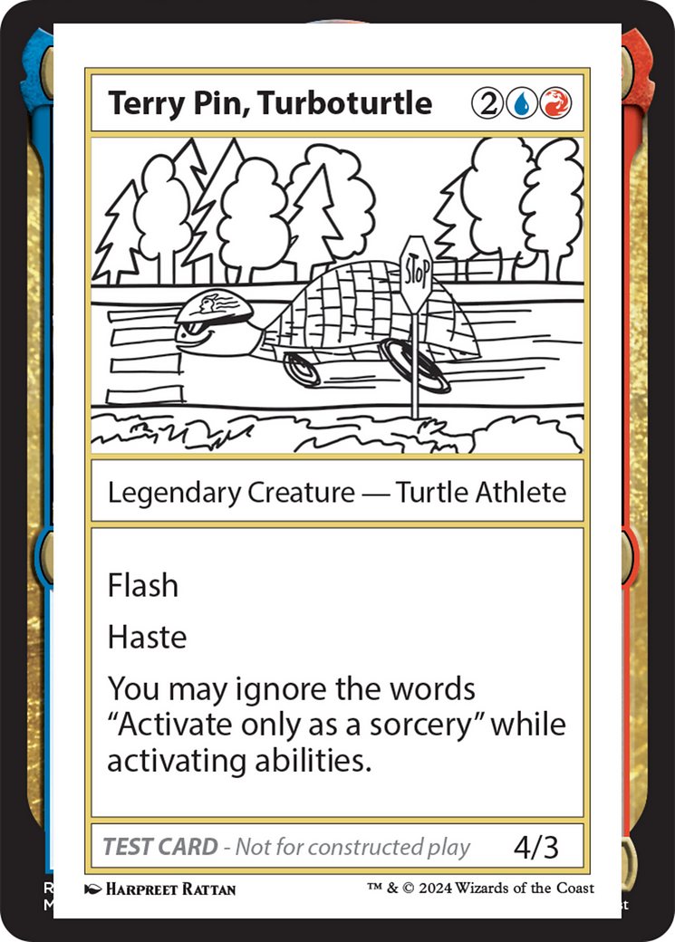 Terry Pin, Turboturtle [Mystery Booster 2 Playtest Cards] | Pegasus Games WI