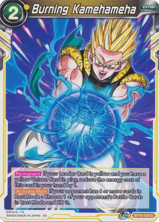 Burning Kamehameha (BT10-122) [Rise of the Unison Warrior 2nd Edition] | Pegasus Games WI