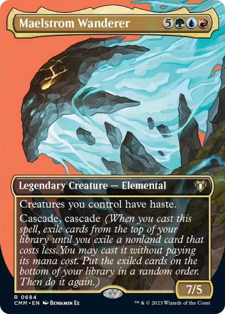 Maelstrom Wanderer (Borderless Profile) [Commander Masters] | Pegasus Games WI
