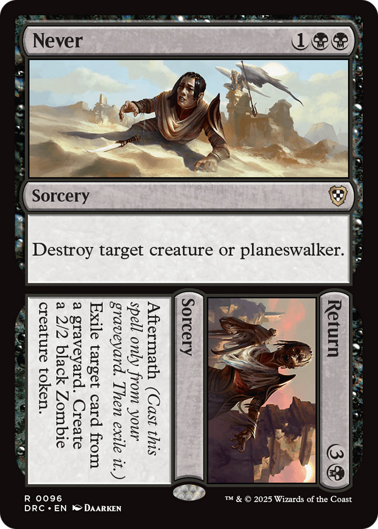 Never // Return [Aetherdrift Commander] | Pegasus Games WI
