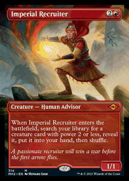 Imperial Recruiter (Borderless Alternate Art) [Modern Horizons 2] | Pegasus Games WI