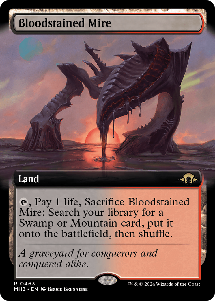 Bloodstained Mire (Extended Art) [Modern Horizons 3] | Pegasus Games WI