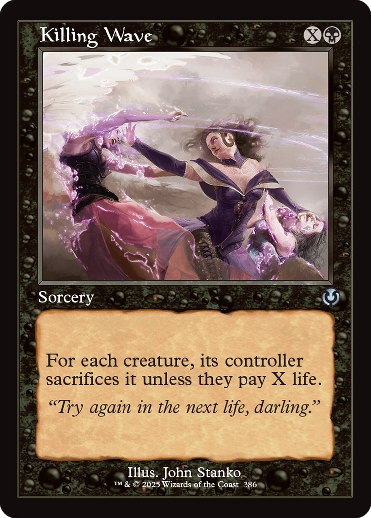 Killing Wave (Retro Frame) [Innistrad Remastered] | Pegasus Games WI
