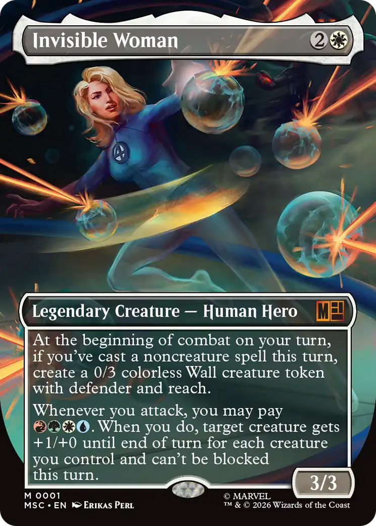 Invisible Woman (Borderless) [Marvel Super Heroes Commander] | Pegasus Games WI