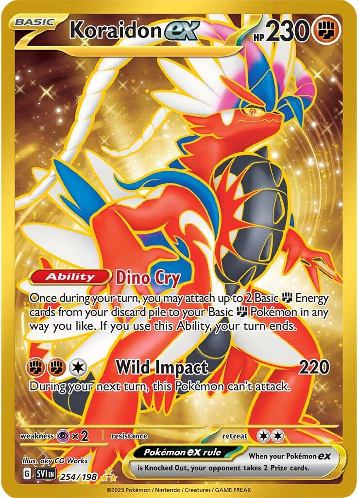 Koraidon ex (254/198) [Scarlet & Violet: Base Set] | Pegasus Games WI