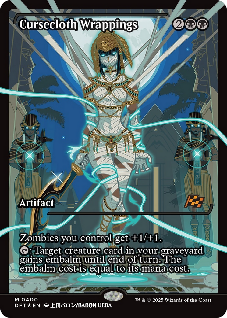 Cursecloth Wrappings (Showcase) [Aetherdrift] | Pegasus Games WI