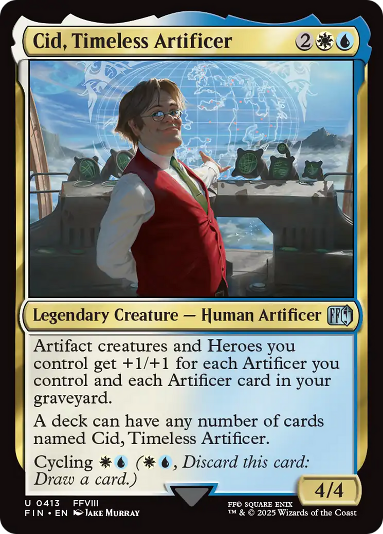 Cid, Timeless Artificer (0413) [FINAL FANTASY] | Pegasus Games WI