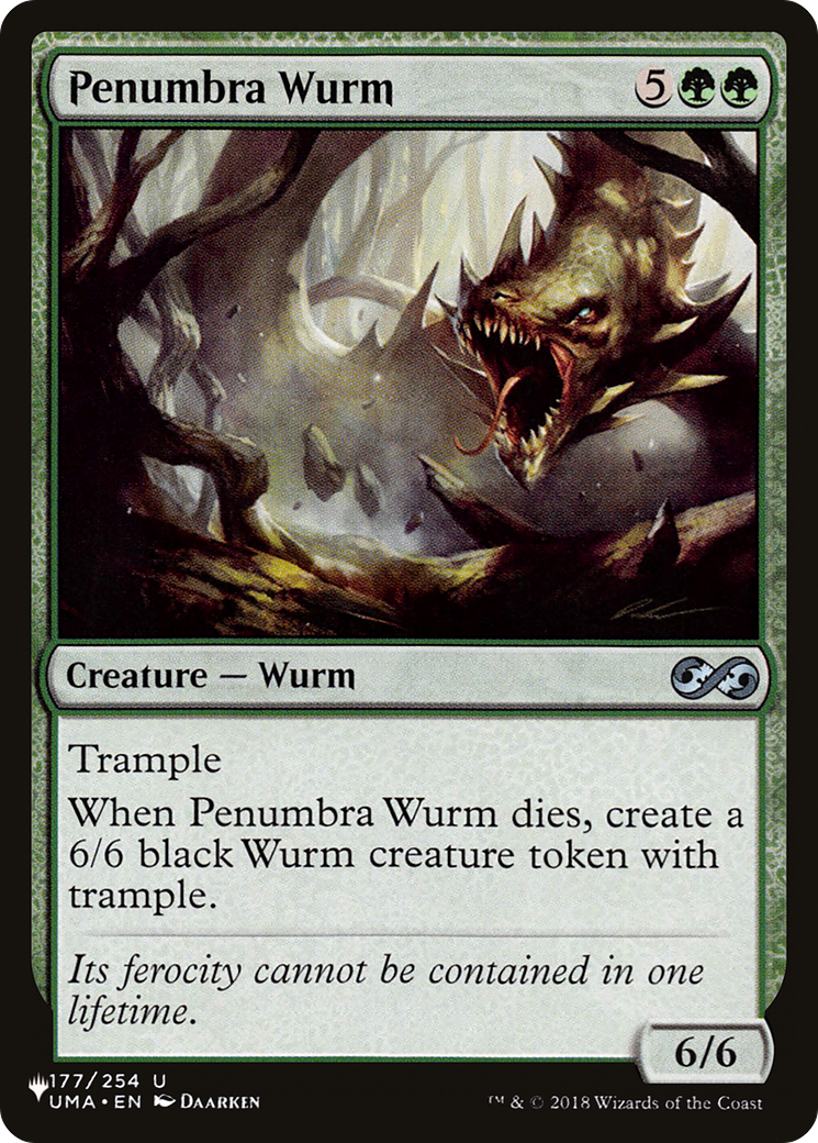 Penumbra Wurm [The List] | Pegasus Games WI