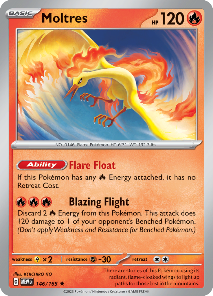 Moltres (146/165) [Scarlet & Violet 151] | Pegasus Games WI