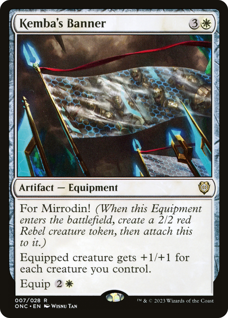 Kemba's Banner [Phyrexia: All Will Be One Commander] | Pegasus Games WI