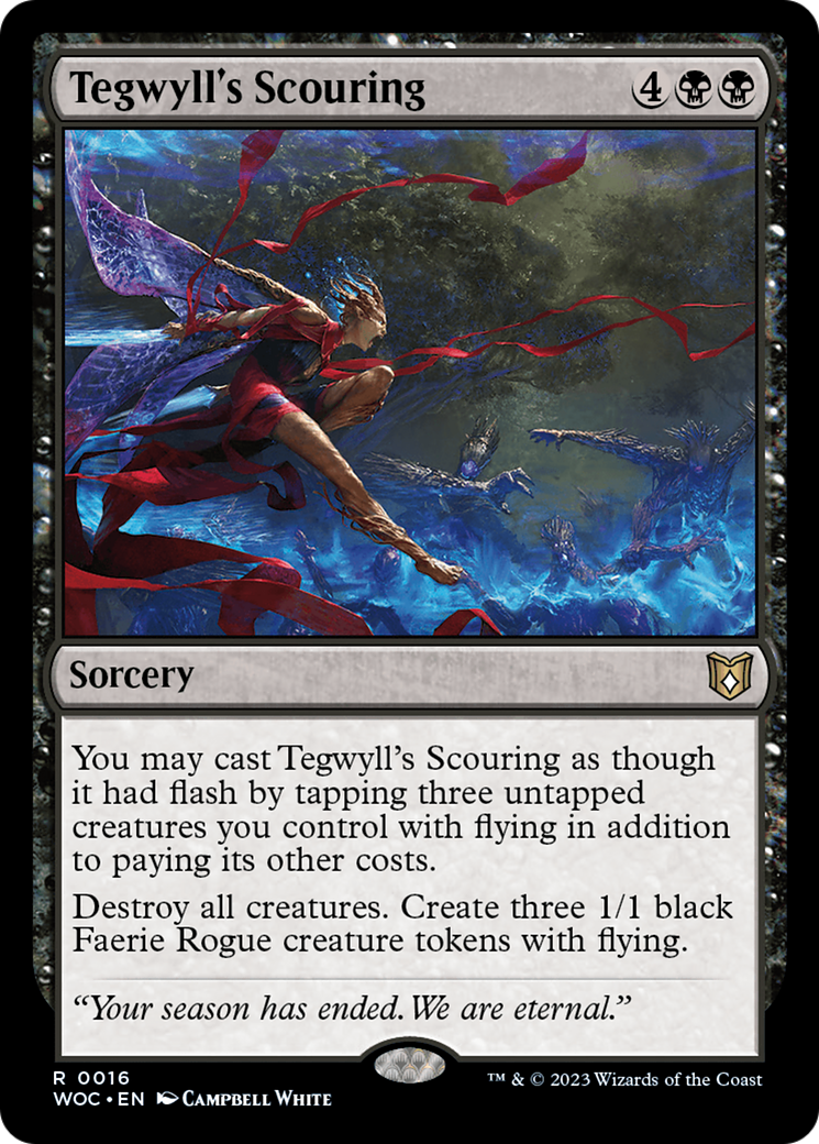 Tegwyll's Scouring [Wilds of Eldraine Commander] | Pegasus Games WI
