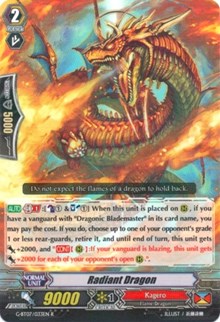 Radiant Dragon (G-BT07/033EN) [Glorious Bravery of Radiant Sword] | Pegasus Games WI