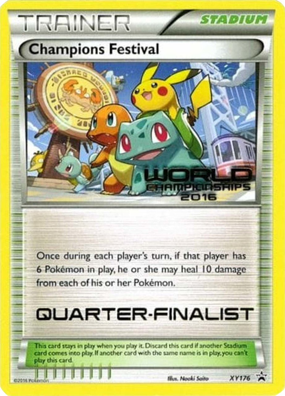 Champions Festival (XY176) (2016 Quarter Finalist) [XY: Black Star Promos] | Pegasus Games WI