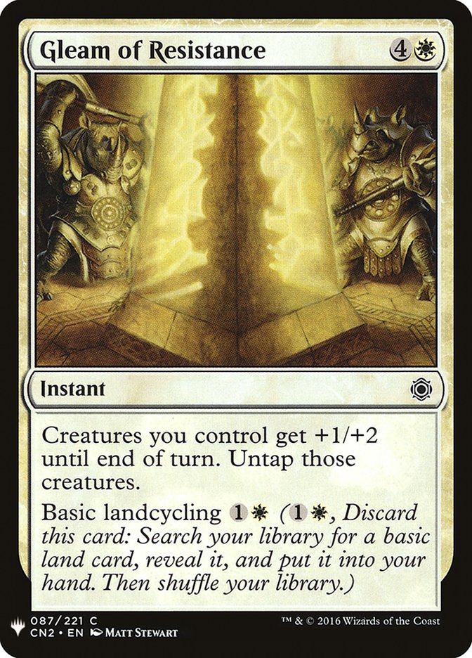 Gleam of Resistance [Mystery Booster] | Pegasus Games WI