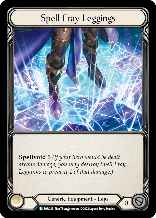 Spell Fray Leggings [DYN239] (Dynasty)  Rainbow Foil | Pegasus Games WI