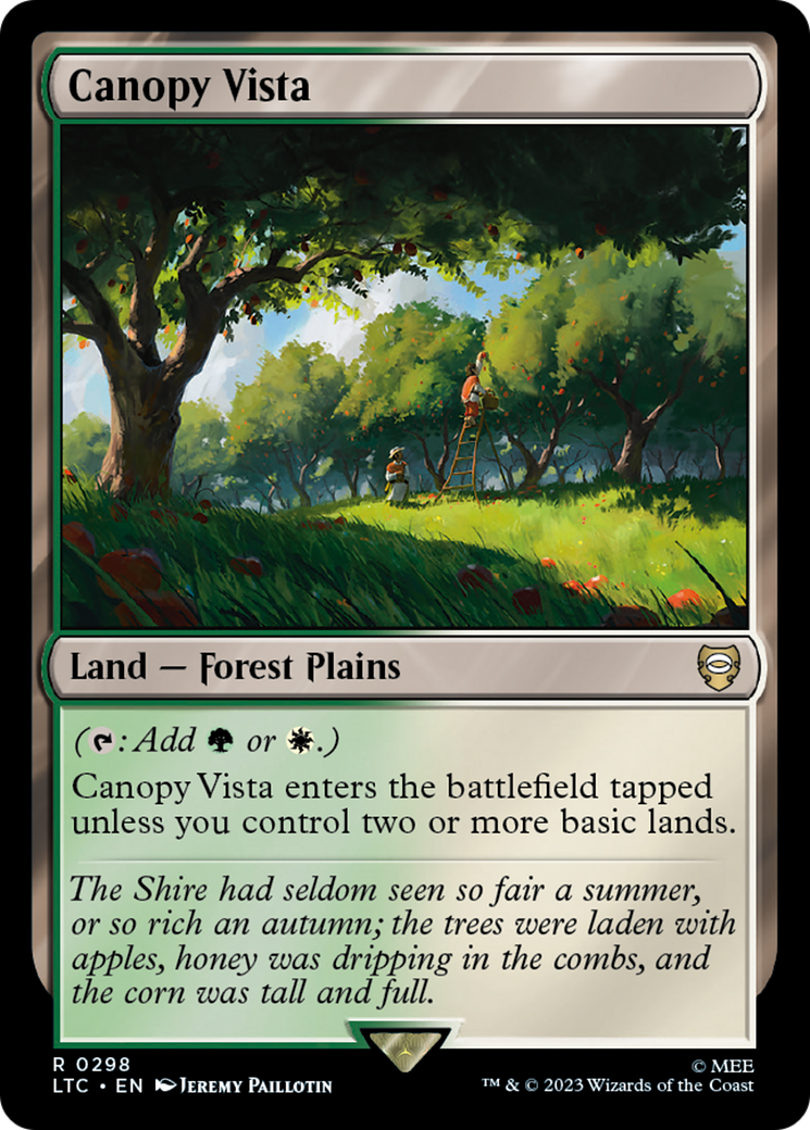 Canopy Vista [The Lord of the Rings: Tales of Middle-Earth Commander] | Pegasus Games WI