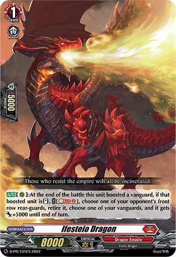 Ifesteio Dragon (D-PR/131EN) [D Promo Cards] | Pegasus Games WI