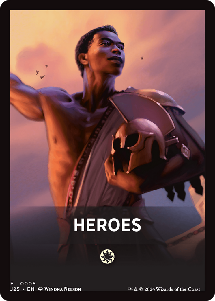 Heroes Theme Card [Foundations Jumpstart Front Cards] | Pegasus Games WI
