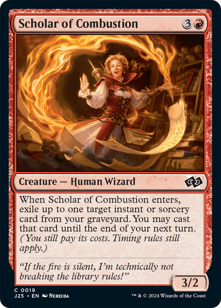 Scholar of Combustion [Foundations Jumpstart] | Pegasus Games WI