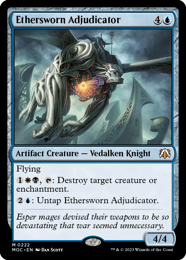 Ethersworn Adjudicator [March of the Machine Commander] | Pegasus Games WI
