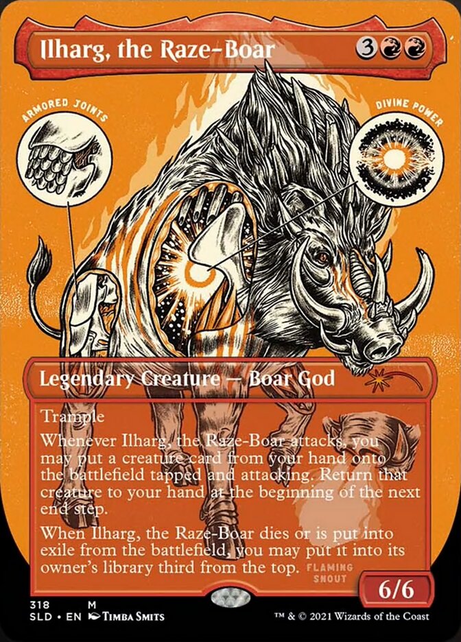 Ilharg, the Raze-Boar (Borderless) [Secret Lair Drop Series] | Pegasus Games WI