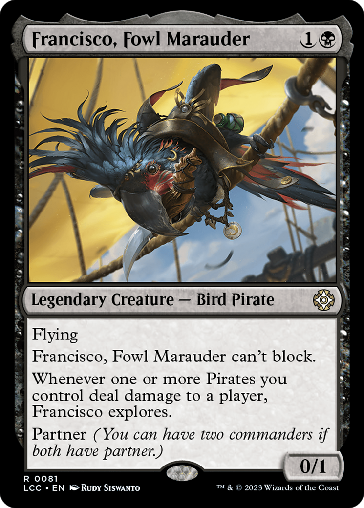 Francisco, Fowl Marauder [The Lost Caverns of Ixalan Commander] | Pegasus Games WI