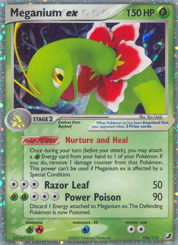 Meganium ex (106/115) [EX: Unseen Forces] | Pegasus Games WI