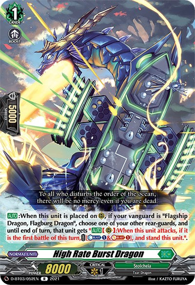 High Rate Burst Dragon (D-BT03/052EN) [Advance of Intertwined Stars] | Pegasus Games WI