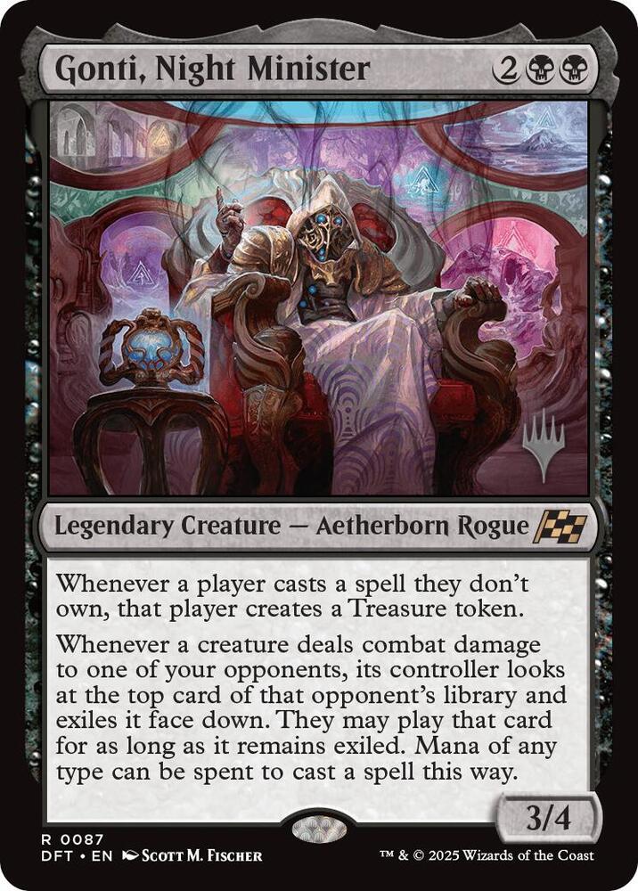 Gonti, Night Minister (Promo Pack) [Aetherdrift Promos] | Pegasus Games WI