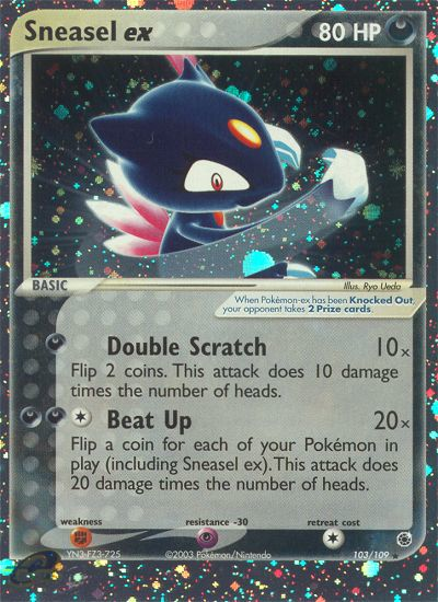 Sneasel ex (103/109) [EX: Ruby & Sapphire] | Pegasus Games WI