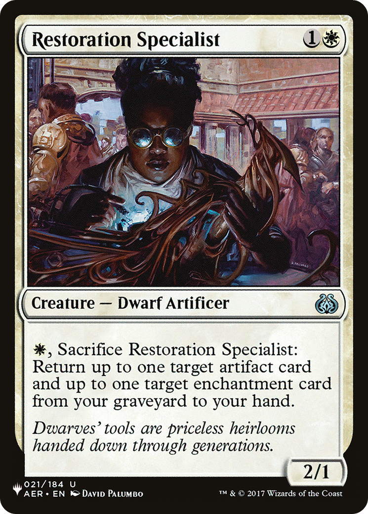 Restoration Specialist [The List] | Pegasus Games WI